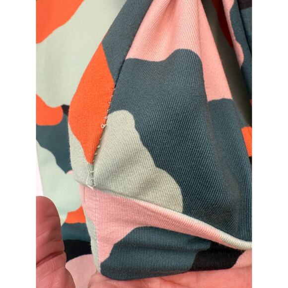 Bad Birdie Powell Quarter Zip Golf Pullover Pink Green Orange Men Size M - Picture 14 of 16